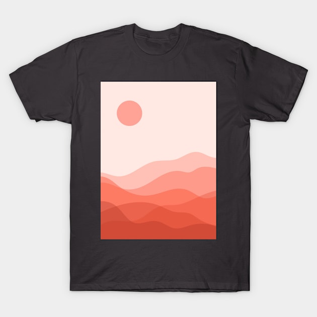 Red Hills T-Shirt by SilverBlue